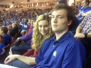 steven--sara-at-uk-usc-game